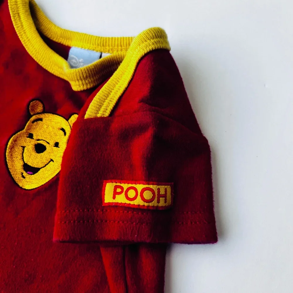 Vintage‎ Disney Baby Winnie the Pooh Preemie 2 Piece Set Embroidered Cotton